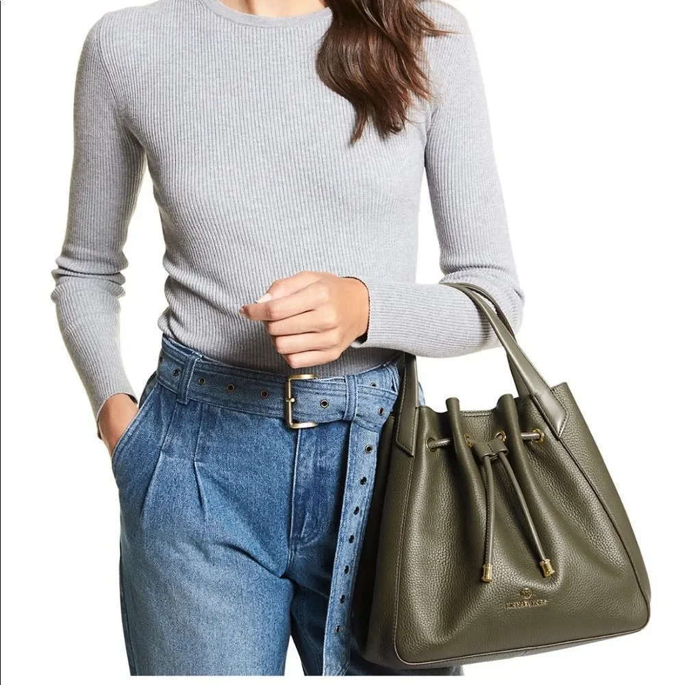 Michael Kors pebbled leather tote bag